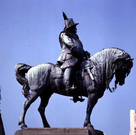 Equestrian statue of Charles Gustav X (1622-60)King of Sweden von Anonymous