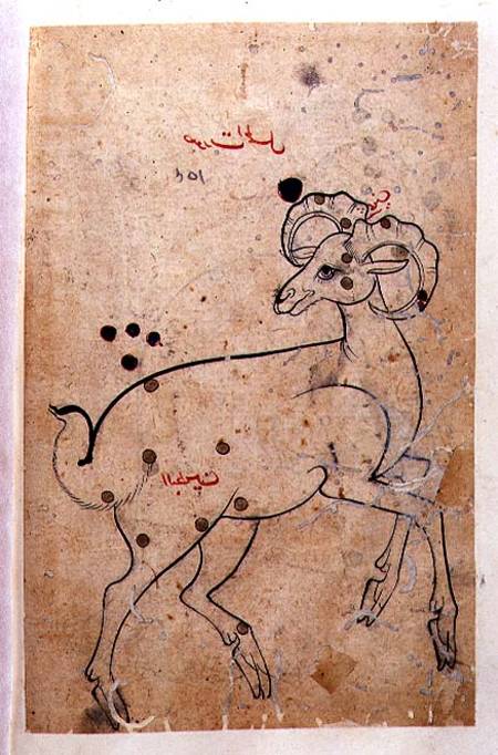 f.154a Aries, the Ram,Persian from Isfahan or Shiraz von Anonymous