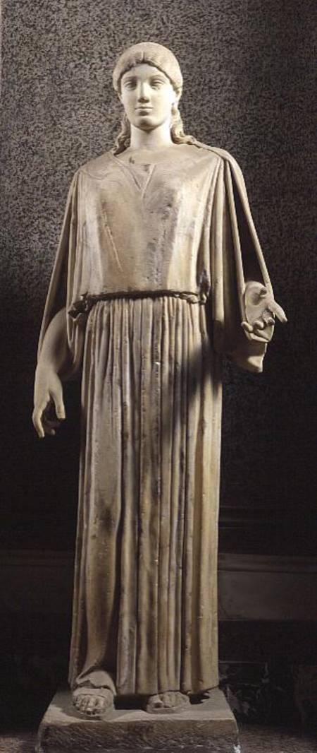 Female figure wearing a peplos von Anonymous