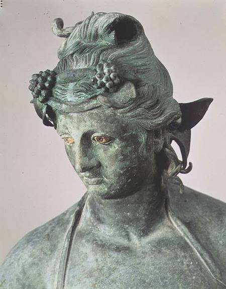 Head of a statuette of BacchusPompeii von Anonymous