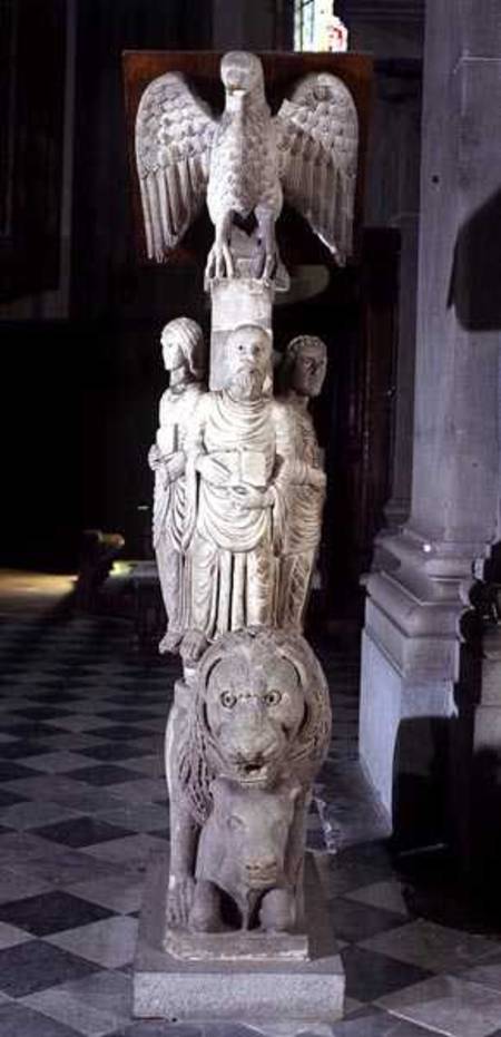Lectern carrying the symbols of the four Evangelists von Anonymous