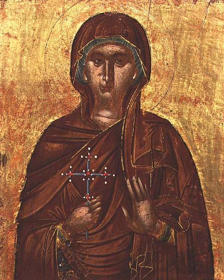 St. Paraskyeva, icon,Byzantine von Anonymous