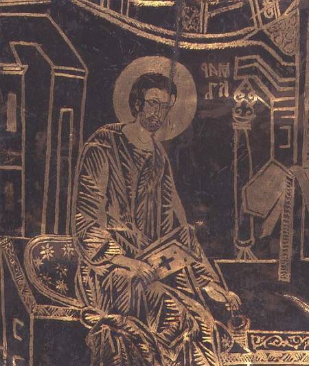 Plaque depicting St. Mark the Evangelist, Russian von Anonymous