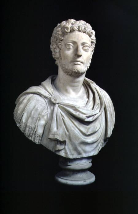 Portrait bust of Emperor Lucius Aurelius Commodus (161-92) copy of a Roman original von Anonymous