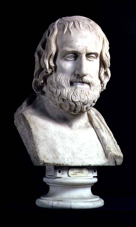 Portrait bust of Euripides (c.480-406 BC) von Anonymous