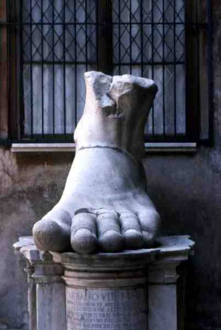 Sculpture of a Foot von Anonymous