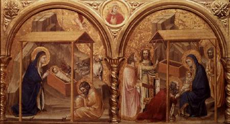 Section of an altar screen von Anonymous