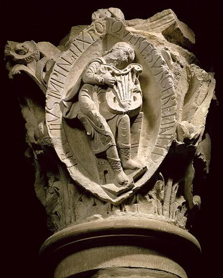 'The Sounds of Music'column capital from the ambulatory at Cluny von Anonymous