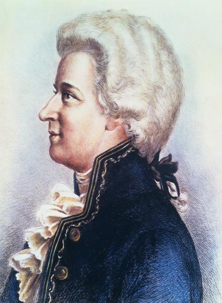 Portrait of Mozart von Anonymous
