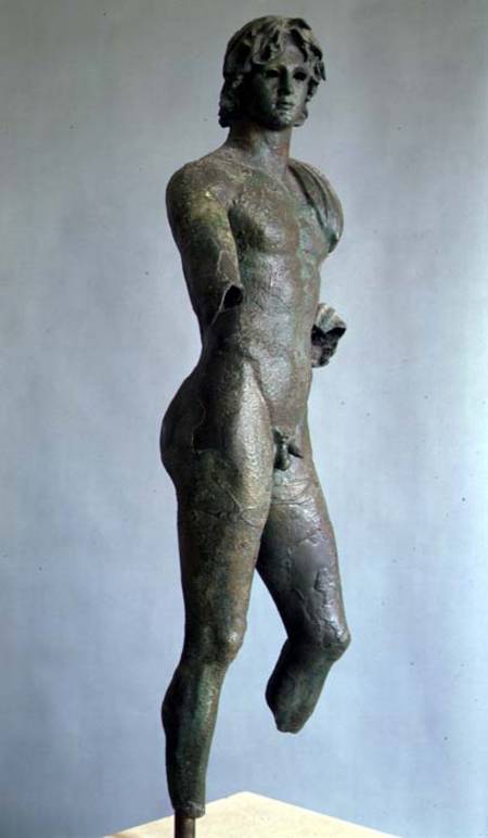 Statue of an 'Ephebi'found at Agde Greek von Anonymous