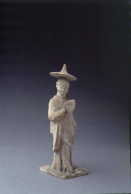 Terracotta figure of a woman von Anonymous