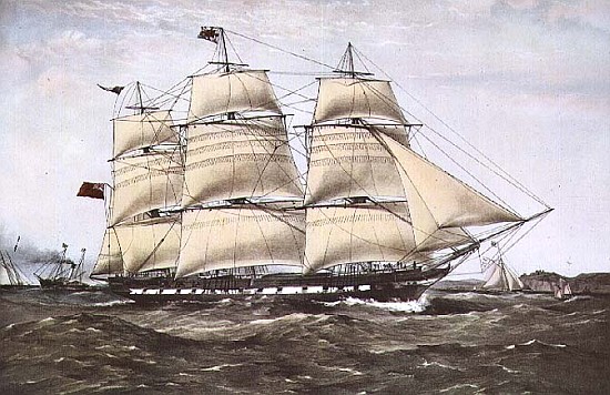 The Clipper Ship ''Anglesey'' von Anonymous