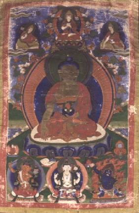 1965.14 Thangka of Shakyamuni Buddha 19th-20th