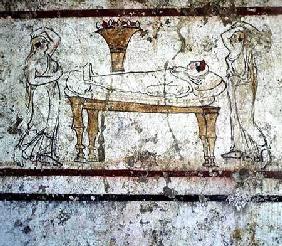 Fresco from the Tomb of Gaudio c.480 BC