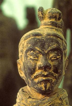 Head of a Warrior of the Qin Dynastyfrom near Xi'an c.300 BC