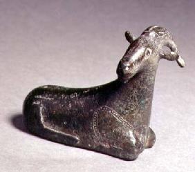 Hollow-cast figure of a goat, Eastern Greek,Archaic Period c.550 BC (