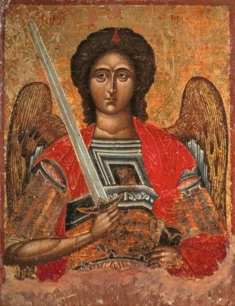 Icon of the Angel Michael Greek 18th centu