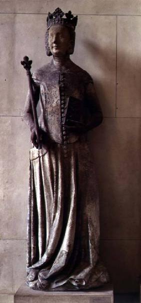 Jeanne de Bourbon, wife of Charles V of France (1337-80) late 14th