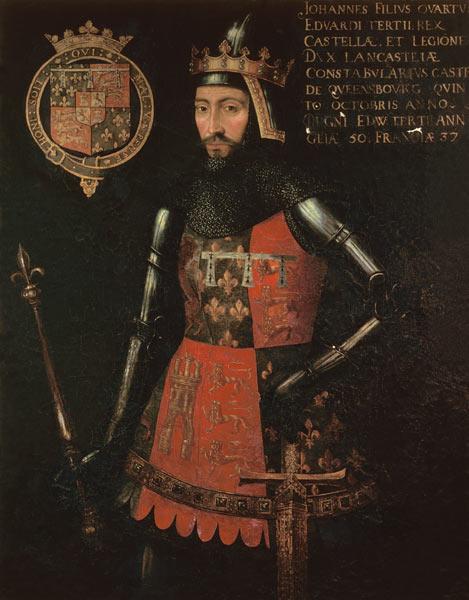 John of Gaunt, Duke of Lancaster (1340-99) 4th Son of Edward III