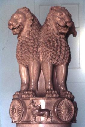 Lion capital from the Ashoka pillarfrom Sarnath 3rd centur