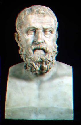 Portrait bust of Solon (c.640-559 BC) copy of Gr