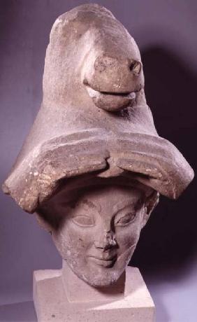 Priest with a bull's head head-dressCypro-Archaic Period c.530-520