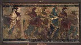 Ritual Funeral Dance, decoration from Tomb no.11 from Via dei Cappuccini,Ruvo 5th centur