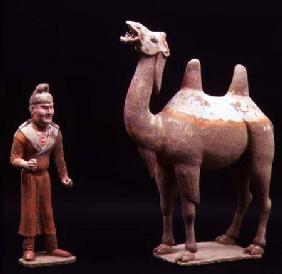 Servant and Camel (Travelling Along the Silk Route) Chinese Tang Dynas