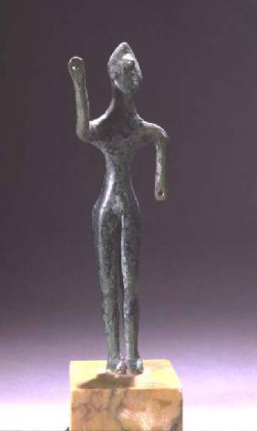 Statuette of a male figure, Greek,Geometric Period 7th-8th ce
