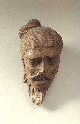 Terracotta head of a sageKashmir 6th centur