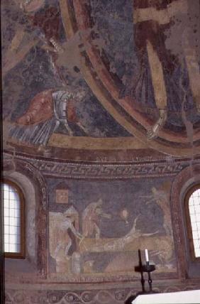 View of the fresco cycle 1007