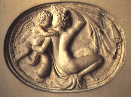 Venus and Cupid, relief attributed to Jean Goujon (1510-c.1568) von Anonymous