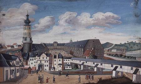 View of Weimar with the Castle of Wilhelmsburg von Anonymous