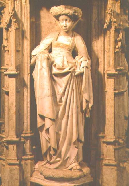 Wise virgin statuette from the tomb of Philibert the Fair (1480-1504) Duke of Savoy von Anonymous