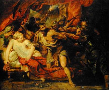 The Imprisonment of Samson, after a painting by Rubens von Anselm Feuerbach