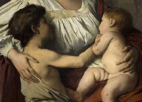 Medea (Detail: Kinder) 1870
