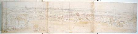 Greenwich Palace and London from Greenwich Hill, from 'The Panorama of London' von Anthonis van den Wyngaerde