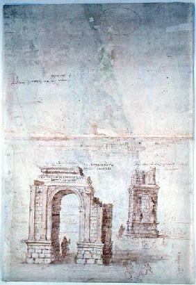 Sketches of Roman Ruins at Tarragona