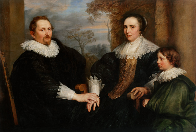 Bildnis des Sebastian Leerse und seiner Familie von Anthonis van Dyck
