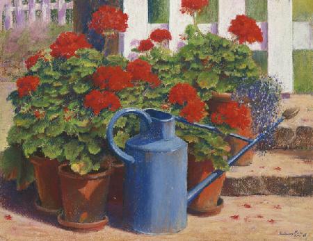 Blue Watering Can 1995