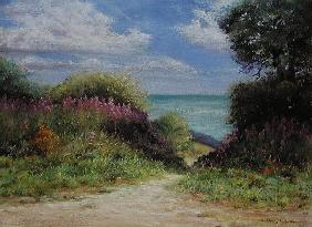 Little Haldon to the Sea, 2004 (pastel on paper) 