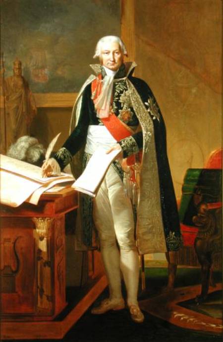 Jean-Baptiste de Nompere de Champagny (1756-1834) Duke of Cadore von Antoine Ansiaux