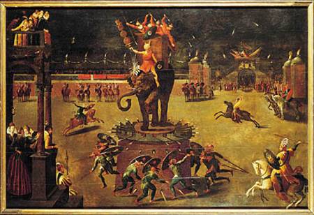 The Elephant Carousel von Antoine Caron