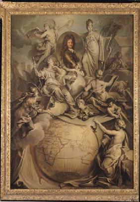 Allegory of Philippe II (1674-1723) Duke of Orleans 1718