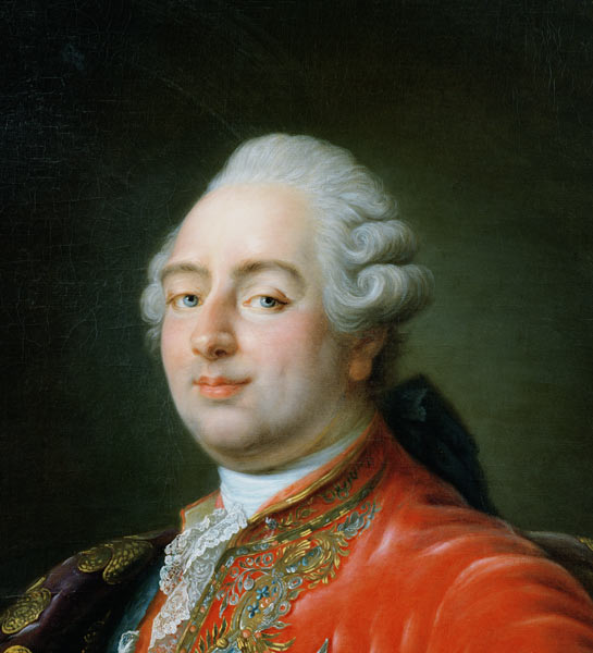 Louis XVI (1754-93) 1786 (detail of 180025) von Antoine Francois Callet