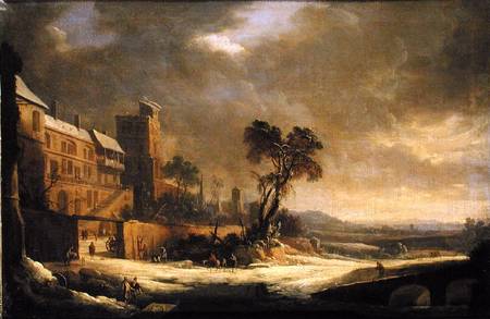 The Month of January, Snow Effect von Antoine Pierre the Younger Patel