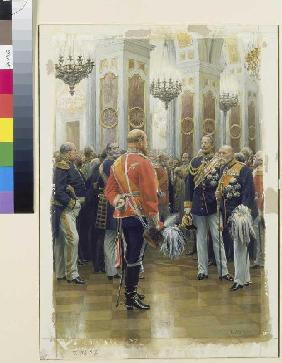 Der rote Prinz (Prinz Friedrich Karl in der Uniform der Ziethen-Husaren) 1886