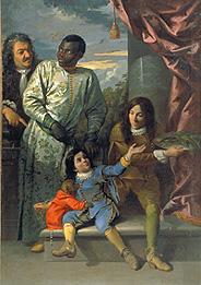 Die Familie von Cosimo III. de´Medici.