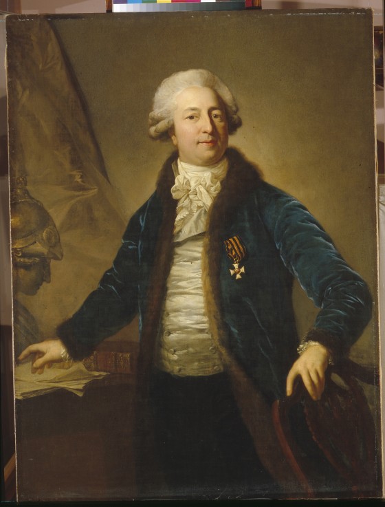 Porträt von Adrian Iwanowitsch Diwow (1749-1814) von Anton Graff