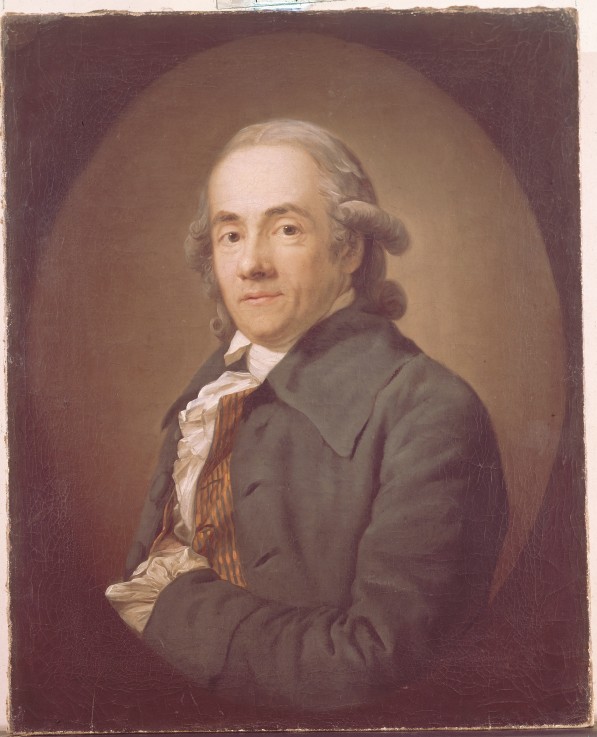 Porträt von Christian Friedrich Voß (1724-1795) von Anton Graff